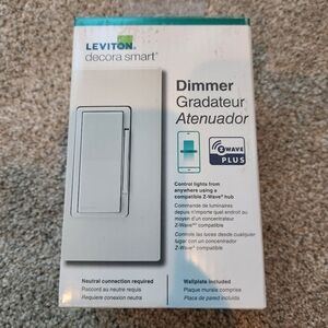 Leviton Decora Smart Dimmer Z-Wave 800 Series, ZW6HD-1RW